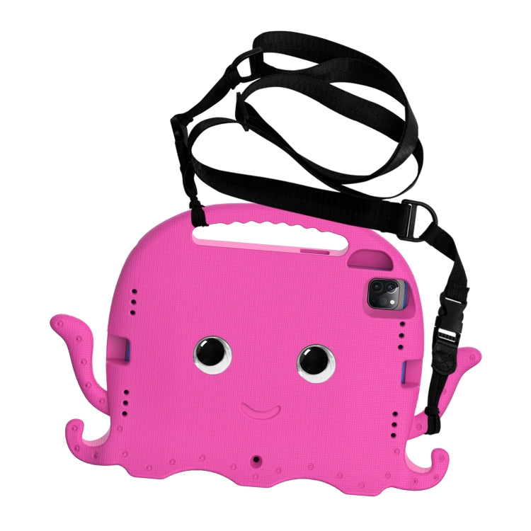 For iPad Pro 11 2025 / 2024 Octopus Style EVA Hybrid PC Shockproof Tablet Case with Strap