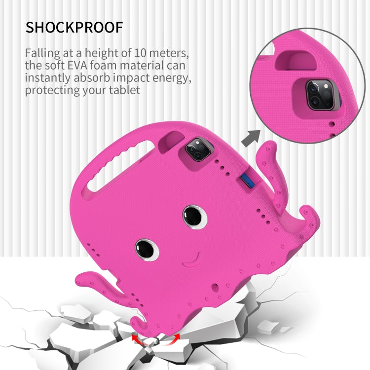 For iPad Pro 11 2025 / 2024 Octopus Style EVA Hybrid PC Shockproof Tablet Case with Strap