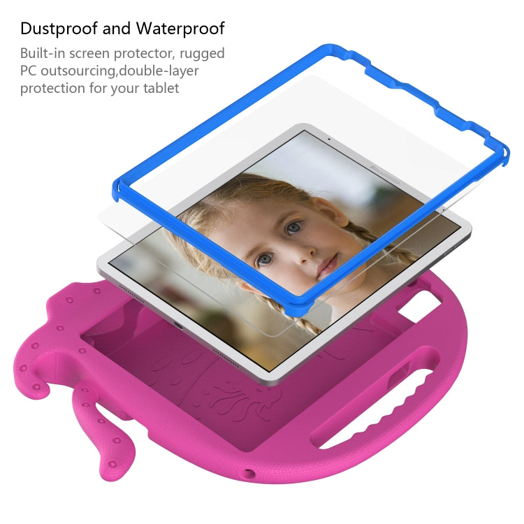 For iPad Pro 11 2025 / 2024 Octopus Style EVA Hybrid PC Shockproof Tablet Case with Strap