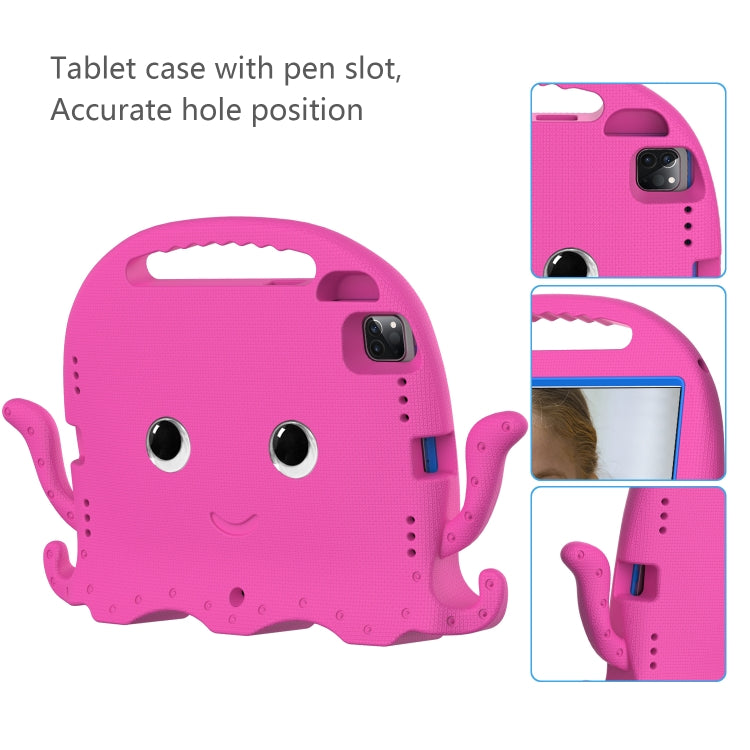 For iPad Pro 11 2025 / 2024 Octopus Style EVA Hybrid PC Shockproof Tablet Case with Strap