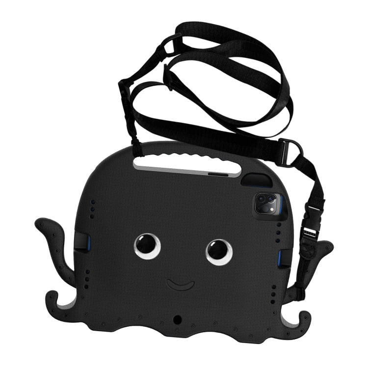 For iPad Pro 11 2025 / 2024 Octopus Style EVA Hybrid PC Shockproof Tablet Case with Strap