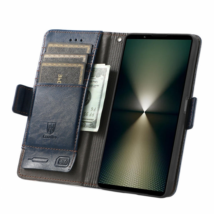 For Sony Xperia 10 VI CaseNeo Splicing Dual Magnetic Buckle Leather Phone Case