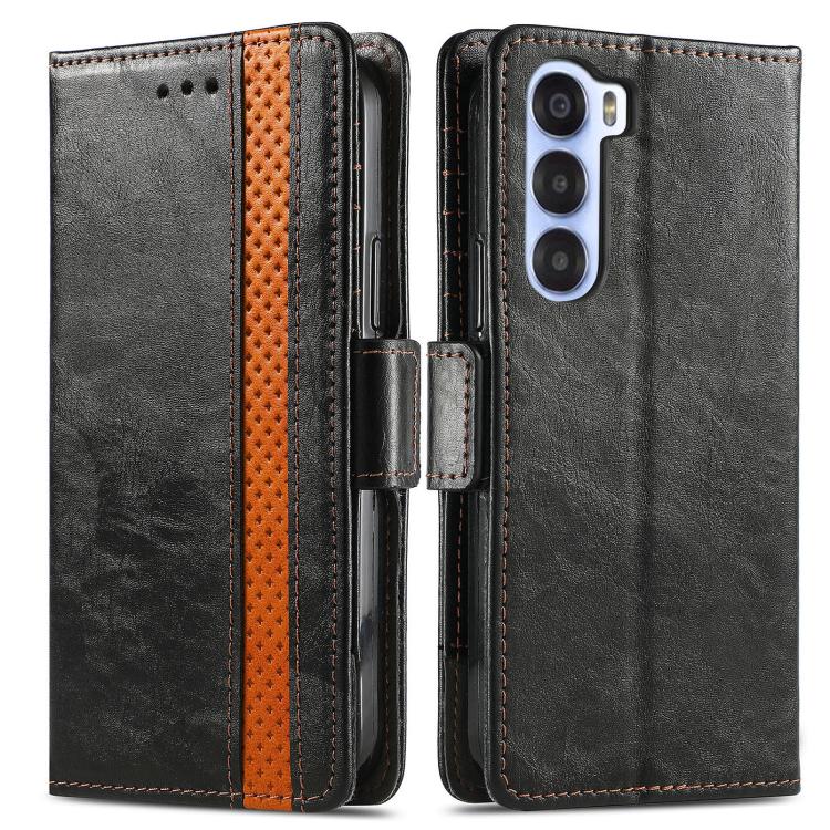 For ZTE Nubia S 5G CaseNeo Splicing Dual Magnetic Buckle Leather Phone Case