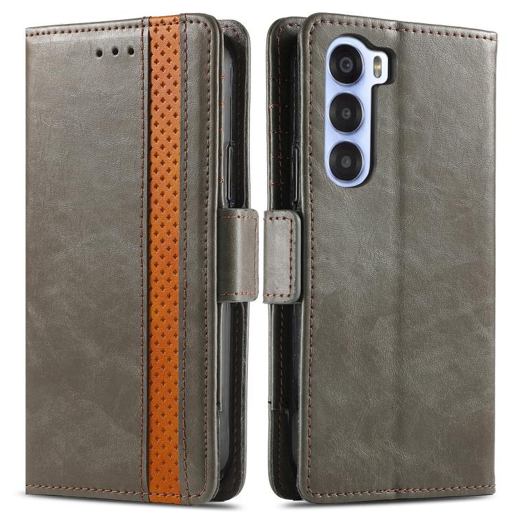 For ZTE Nubia S 5G CaseNeo Splicing Dual Magnetic Buckle Leather Phone Case