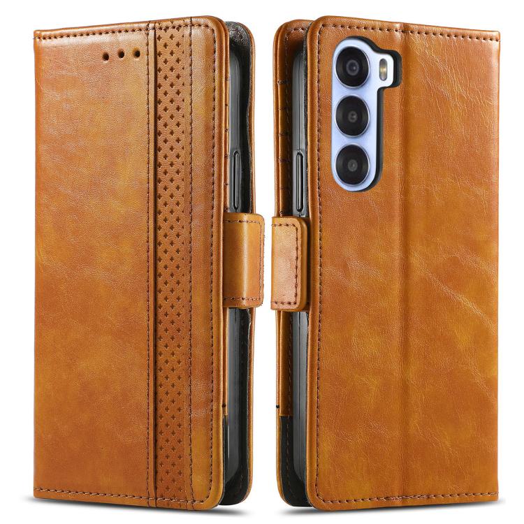 For ZTE Nubia S 5G CaseNeo Splicing Dual Magnetic Buckle Leather Phone Case