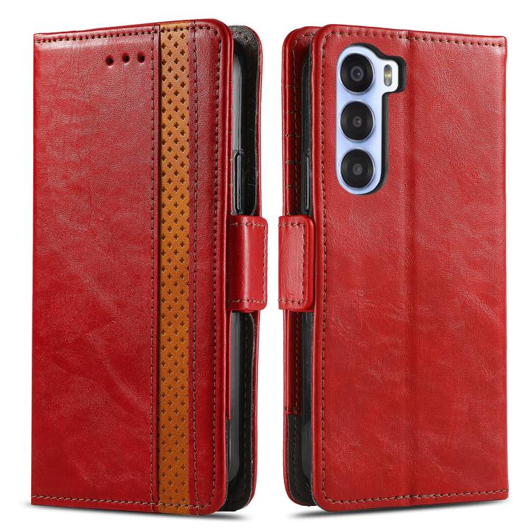For ZTE Nubia S 5G CaseNeo Splicing Dual Magnetic Buckle Leather Phone Case