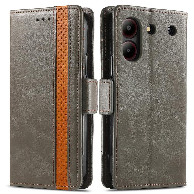 For ZTE Blade A54 CaseNeo Splicing Dual Magnetic Buckle Leather Phone Case