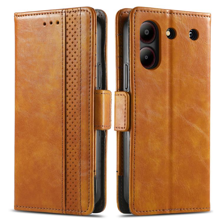 For ZTE Blade A54 CaseNeo Splicing Dual Magnetic Buckle Leather Phone Case