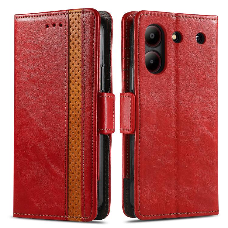 For ZTE Blade A54 CaseNeo Splicing Dual Magnetic Buckle Leather Phone Case