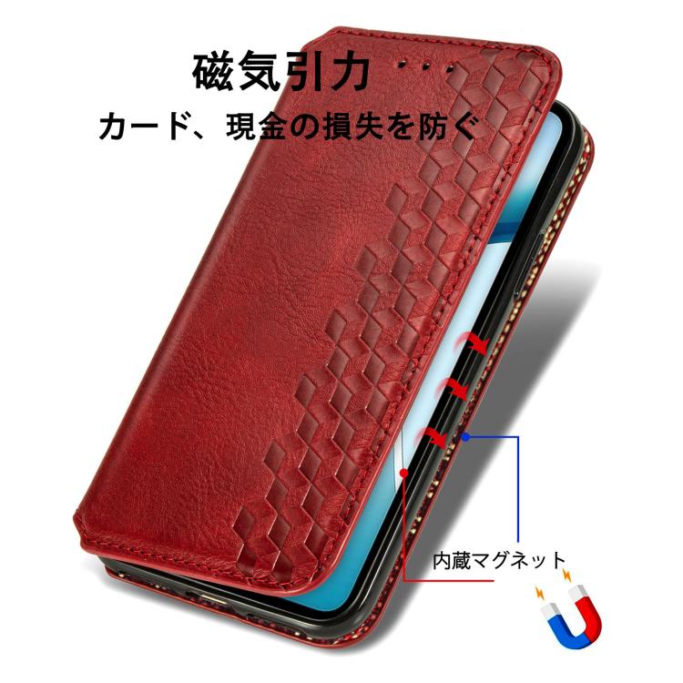For ZTE Nubia S 5G Cubic Grid Pressed Magnetic Leather Phone Case
