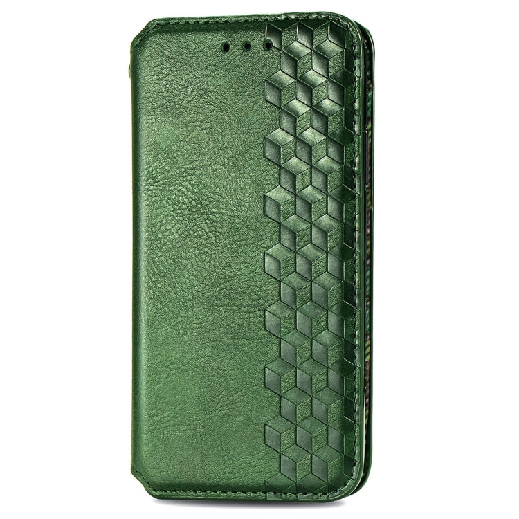 For Sony Xperia 10 VI Cubic Grid Pressed Magnetic Leather Phone Case
