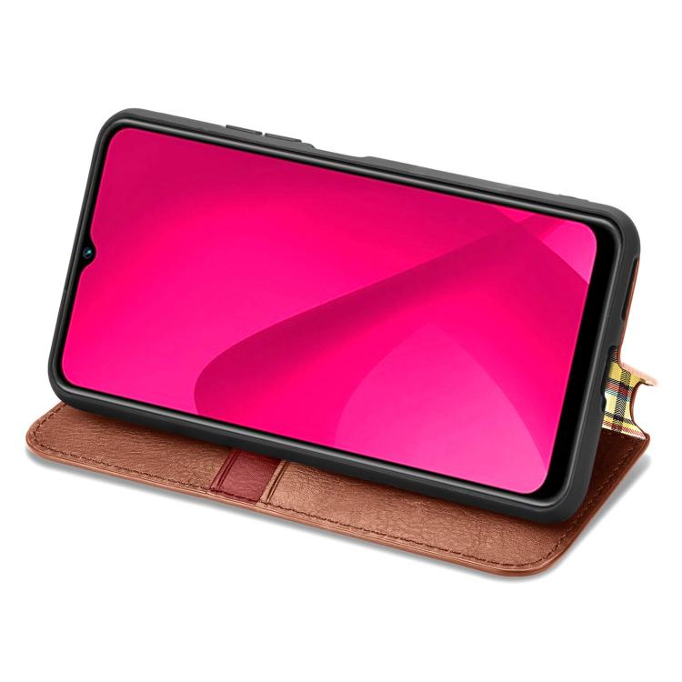 For Huawei Mate 70 Pro Cubic Grid Pressed Magnetic Leather Phone Case
