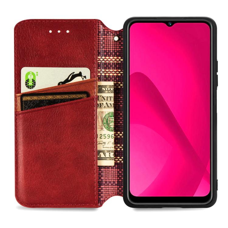 For Huawei Mate 70 Pro Cubic Grid Pressed Magnetic Leather Phone Case