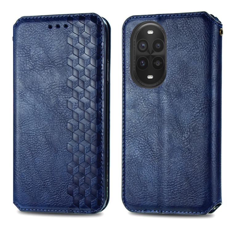 For Huawei nova 13 Pro Cubic Grid Pressed Magnetic Leather Phone Case