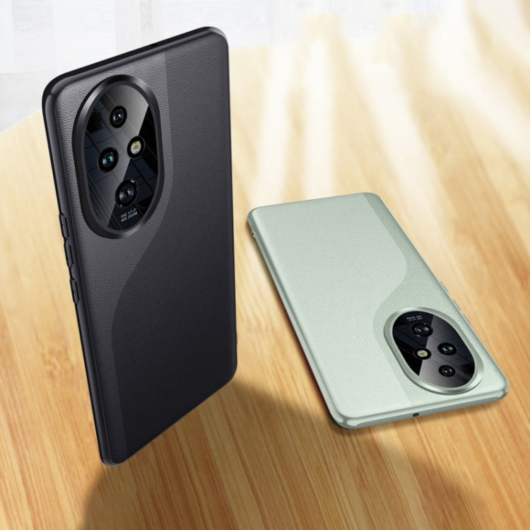 For Honor 200 Plain-Leather All-inclusive Shockproof Phone Case