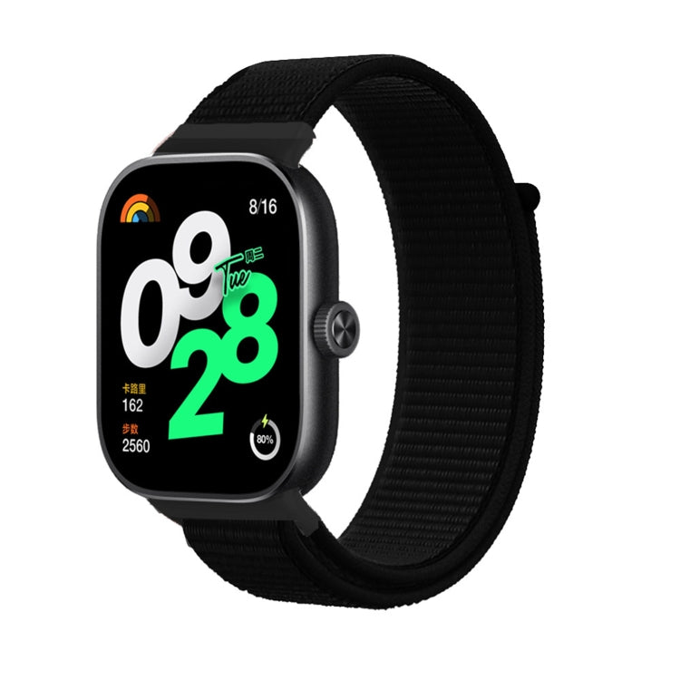 For Rendmi Watch 4 Nylon Loop Hook And Loop Fastener Watch Band