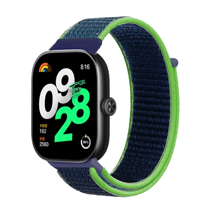For Rendmi Watch 4 Nylon Loop Hook And Loop Fastener Watch Band