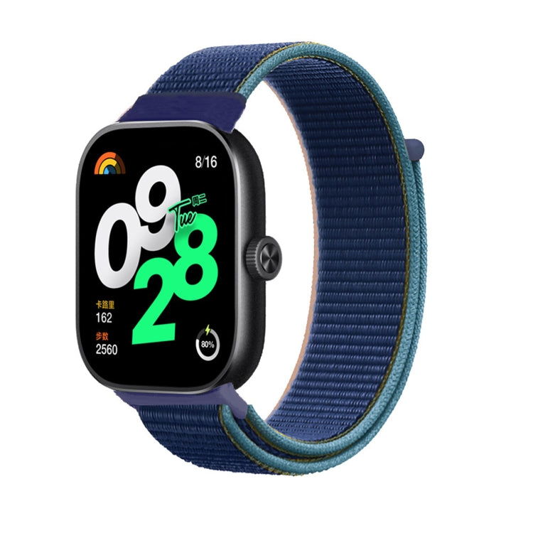 For Rendmi Watch 4 Nylon Loop Hook And Loop Fastener Watch Band