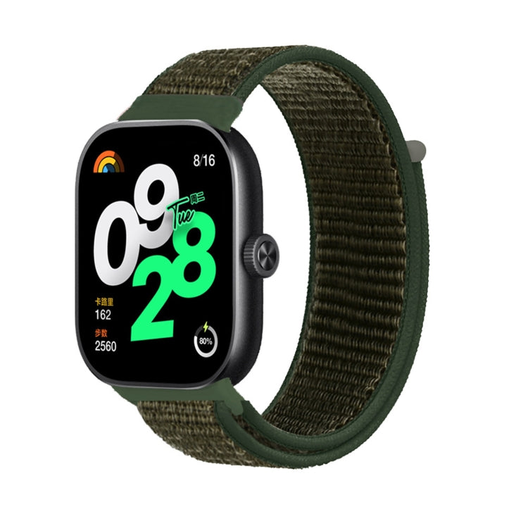For Rendmi Watch 4 Nylon Loop Hook And Loop Fastener Watch Band