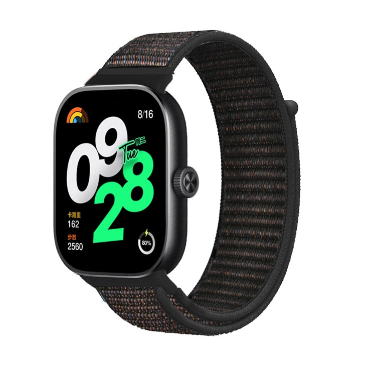 For Rendmi Watch 4 Nylon Loop Hook And Loop Fastener Watch Band