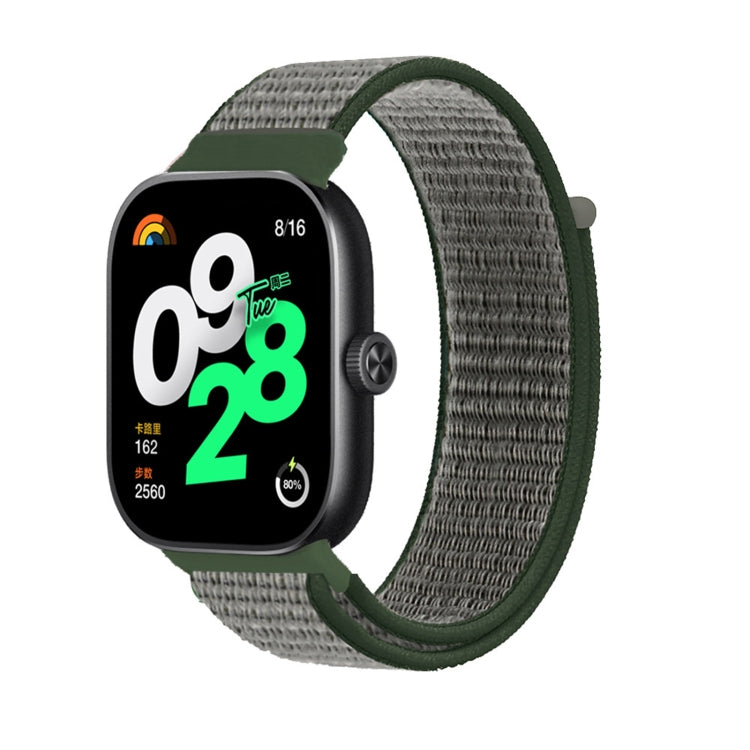 For Rendmi Watch 4 Nylon Loop Hook And Loop Fastener Watch Band