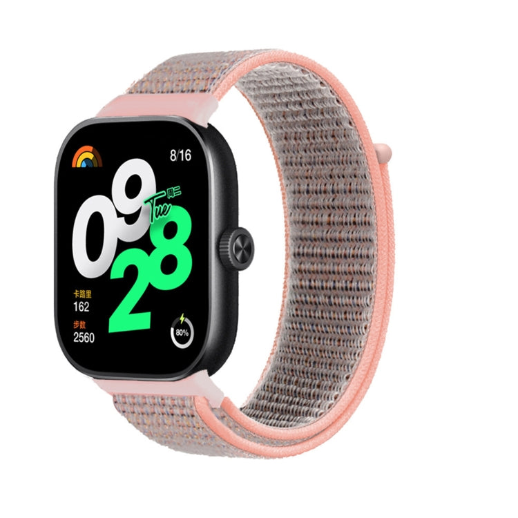 For Rendmi Watch 4 Nylon Loop Hook And Loop Fastener Watch Band