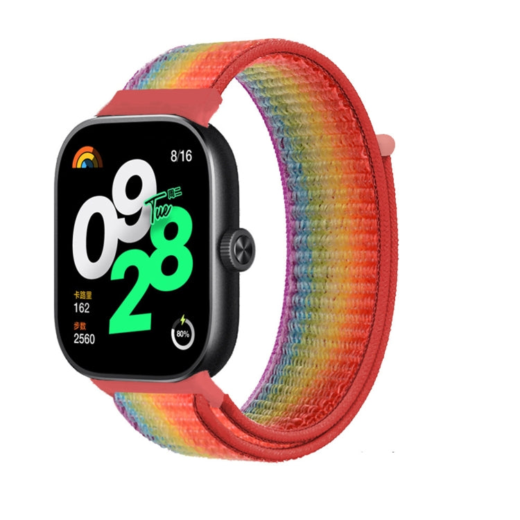 For Rendmi Watch 4 Nylon Loop Hook And Loop Fastener Watch Band