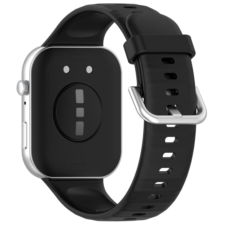 For Huawei Watch Fit3 Silicone Soft Watch Band + Clear Watch Protective Case Set
