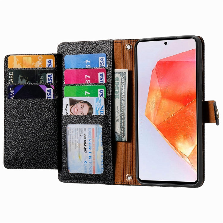 For Samsung Galaxy C55 Love Zipper Lanyard Leather Phone Case