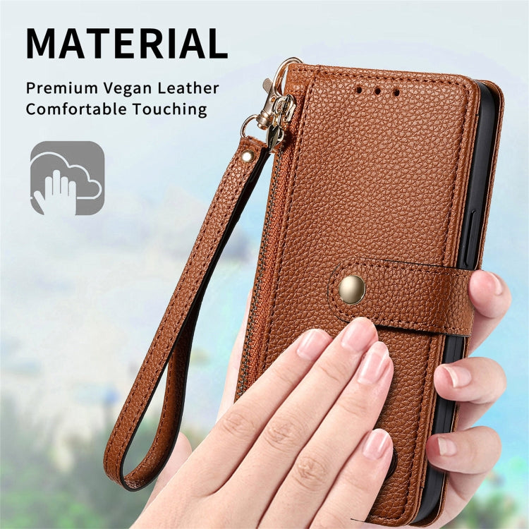 For Samsung Galaxy C55 Love Zipper Lanyard Leather Phone Case