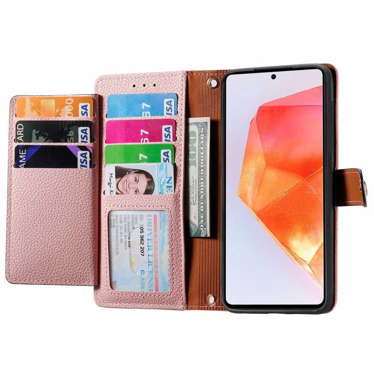 For Samsung Galaxy C55 Love Zipper Lanyard Leather Phone Case