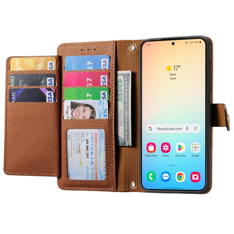 For Samsung Galaxy A36 5G Love Zipper Lanyard Leather Phone Case