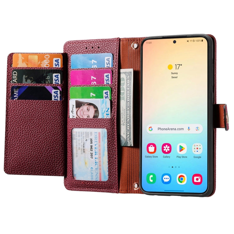 For Samsung Galaxy A36 5G Love Zipper Lanyard Leather Phone Case