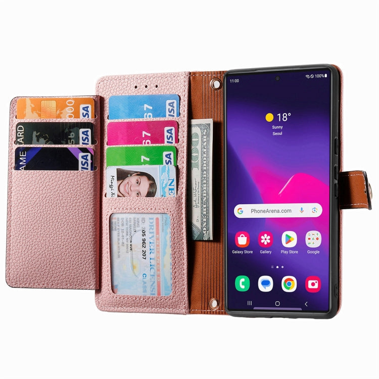 For Samsung Galaxy S25 Ultra 5G Love Zipper Lanyard Leather Phone Case