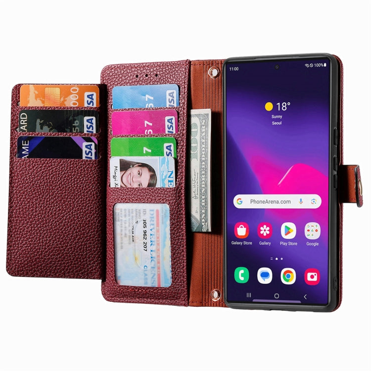 For Samsung Galaxy S25 Ultra 5G Love Zipper Lanyard Leather Phone Case