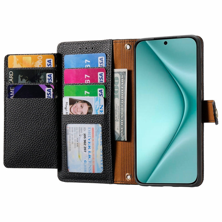 For Huawei Pura 70 Love Zipper Lanyard Leather Phone Case