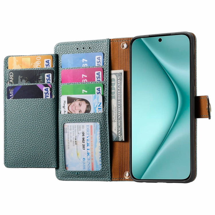 For Huawei Pura 70 Love Zipper Lanyard Leather Phone Case
