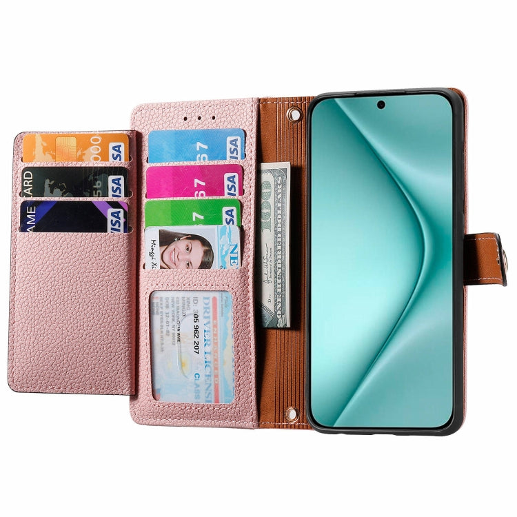 For Huawei Pura 70 Love Zipper Lanyard Leather Phone Case