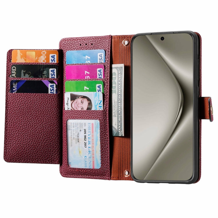 For Huawei Pura 70 Pro Love Zipper Lanyard Leather Phone Case