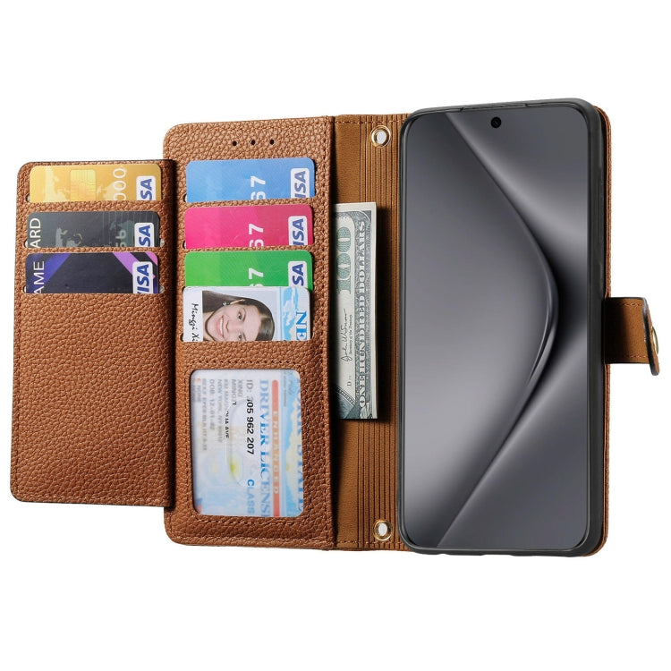 For Huawei Pura 70 Ultra Love Zipper Lanyard Leather Phone Case