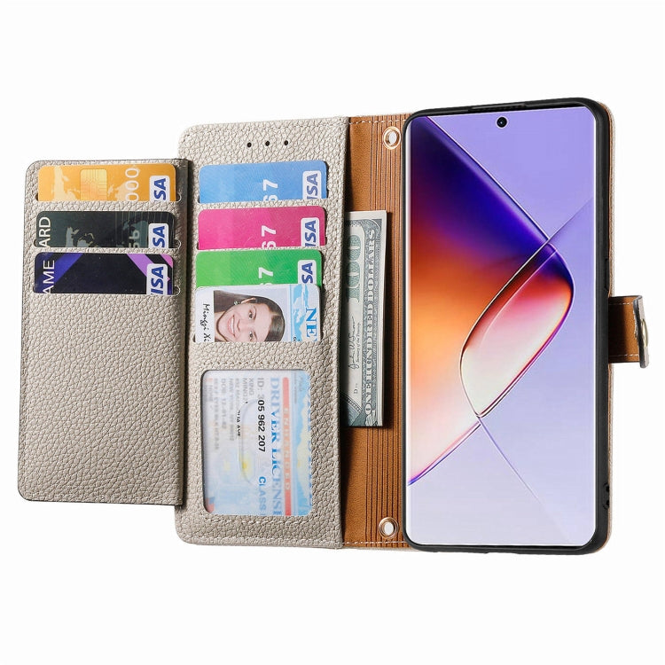 For Infinix Note 40 Pro 4G Love Zipper Lanyard Leather Phone Case