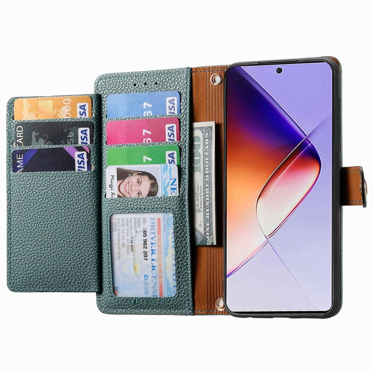 For Infinix Note 40 Love Zipper Lanyard Leather Phone Case