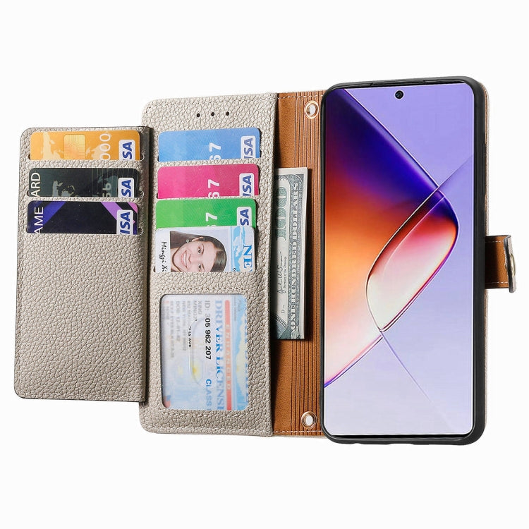 For Infinix Note 40 Love Zipper Lanyard Leather Phone Case