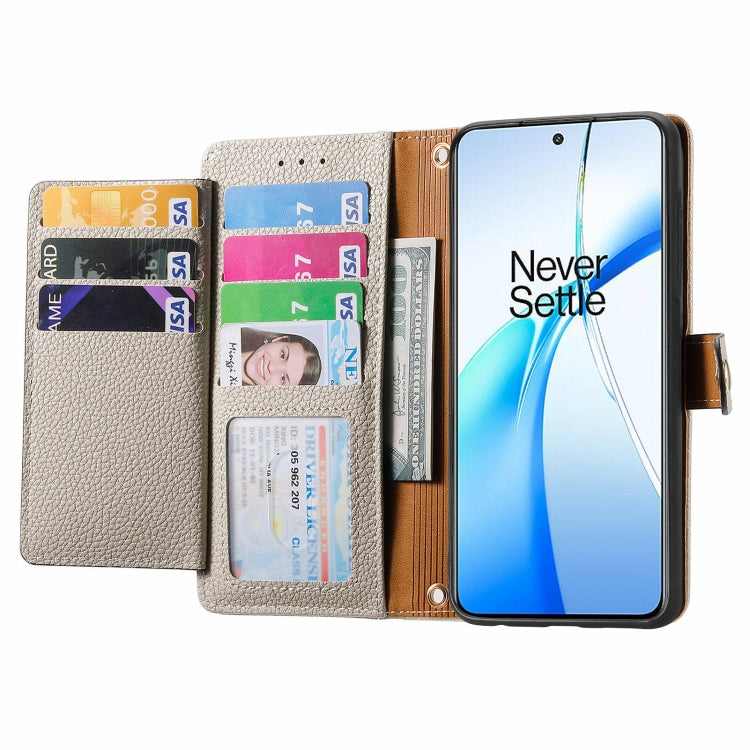 For OnePlus Nord  CE4 Love Zipper Lanyard Leather Phone Case