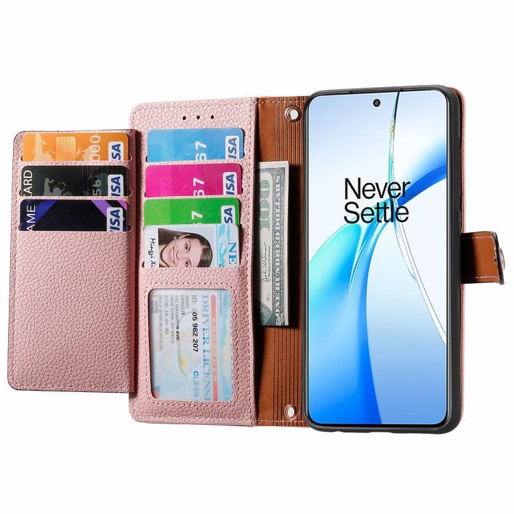 For OnePlus Nord  CE4 Love Zipper Lanyard Leather Phone Case