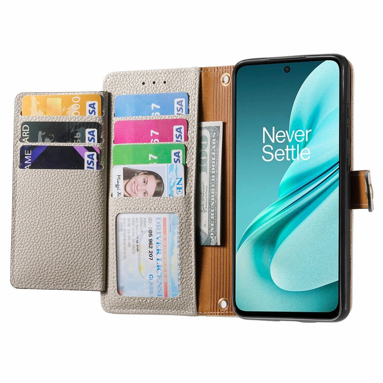 For OnePlus Nord N30 SE Love Zipper Lanyard Leather Phone Case
