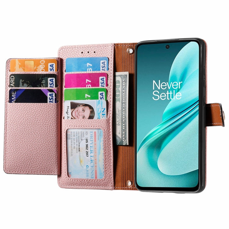 For OnePlus Nord N30 SE Love Zipper Lanyard Leather Phone Case