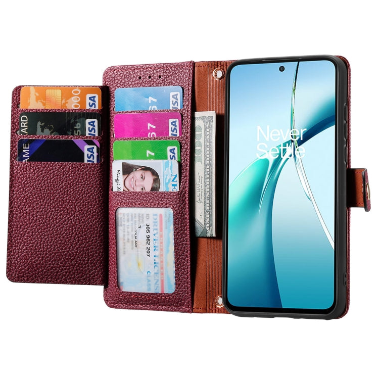 For OnePlus Ace 3 Pro Love Zipper Lanyard Leather Phone Case