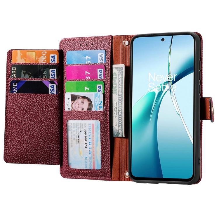 For OnePlus 15 Love Zipper Lanyard Leather Phone Case