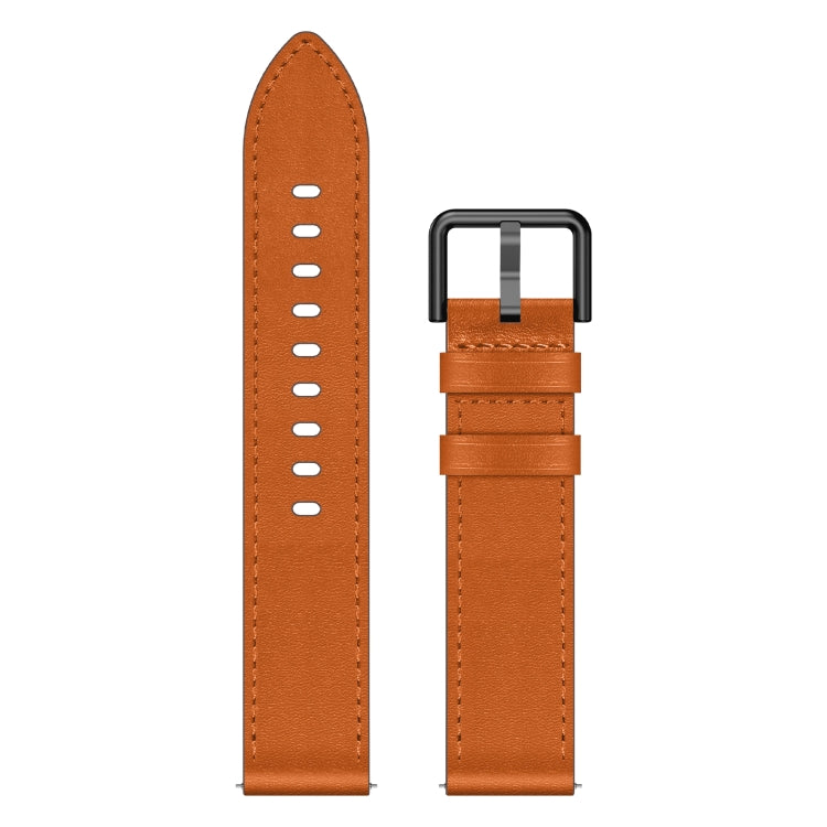 For Samsung Galaxy Watch Active 20mm SX Connector Metal Button Switch Leather Watch Band